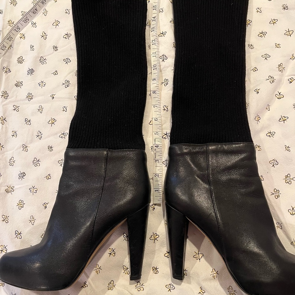Loeffler Randall Black Heeled Boots